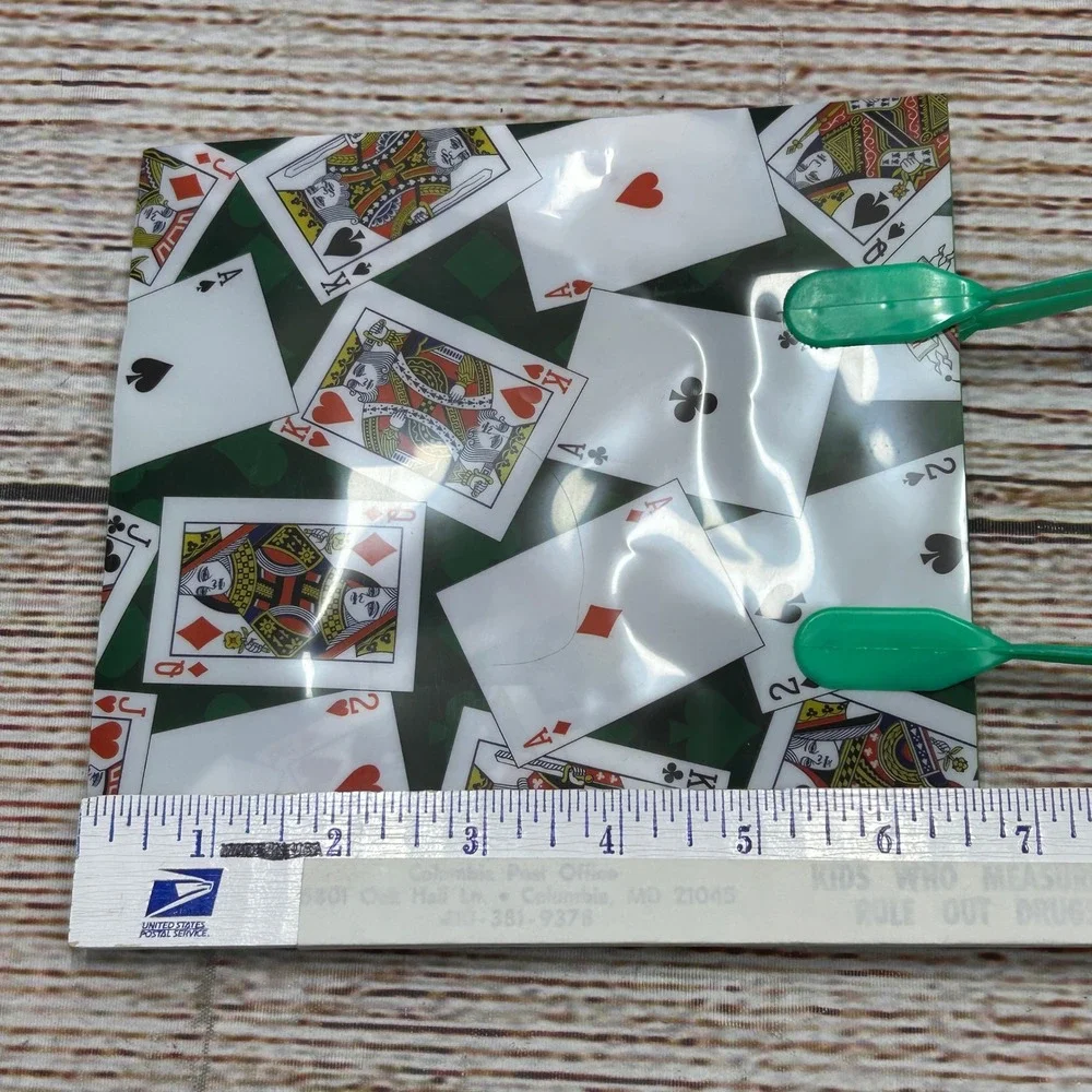 Paul & Lucy Casino Theme Plastic Gift Bags Dice Poker Chips Cards Pack of 21 NEW